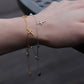 Cross Chain Tassel Bracelets