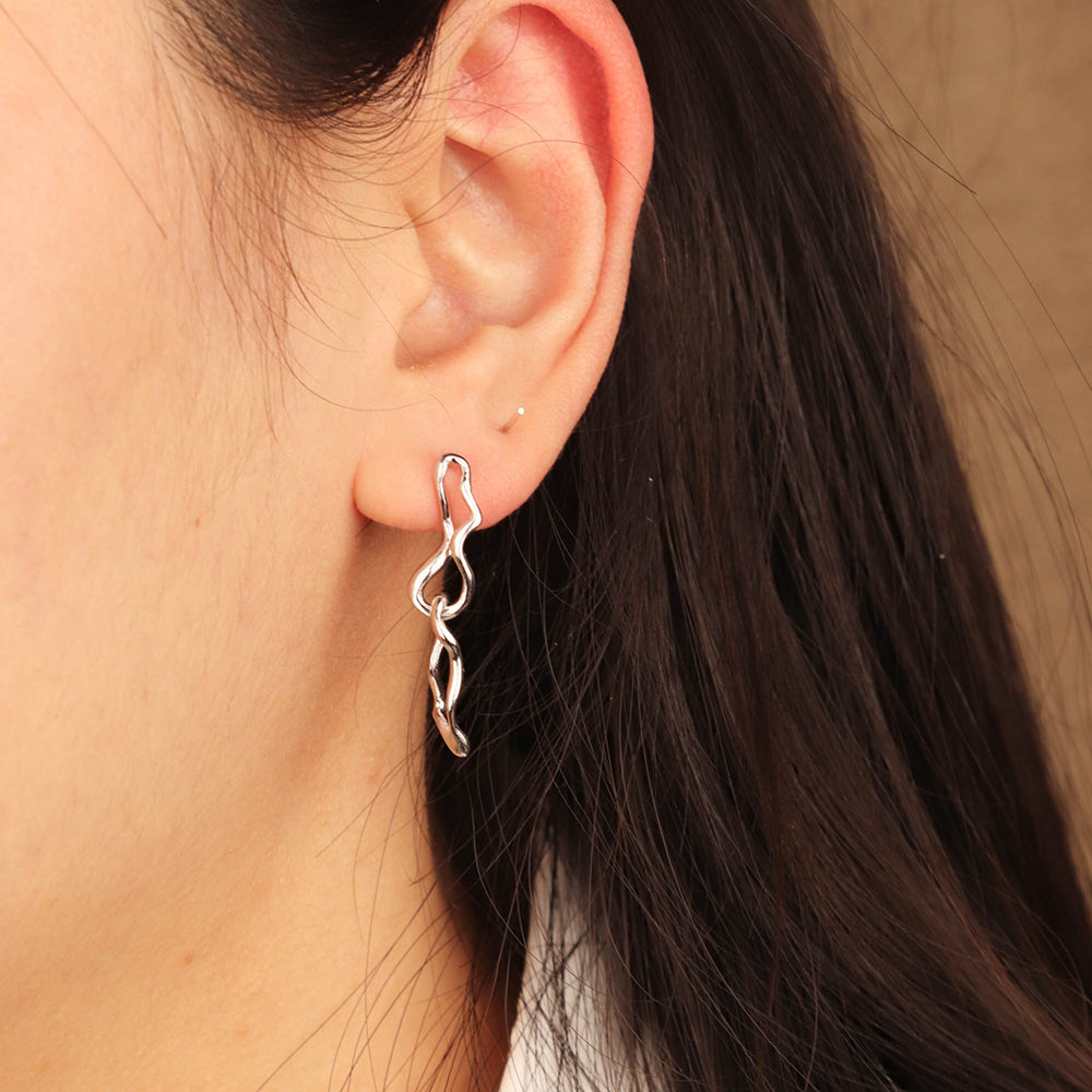 Dangling Hoop Earrings