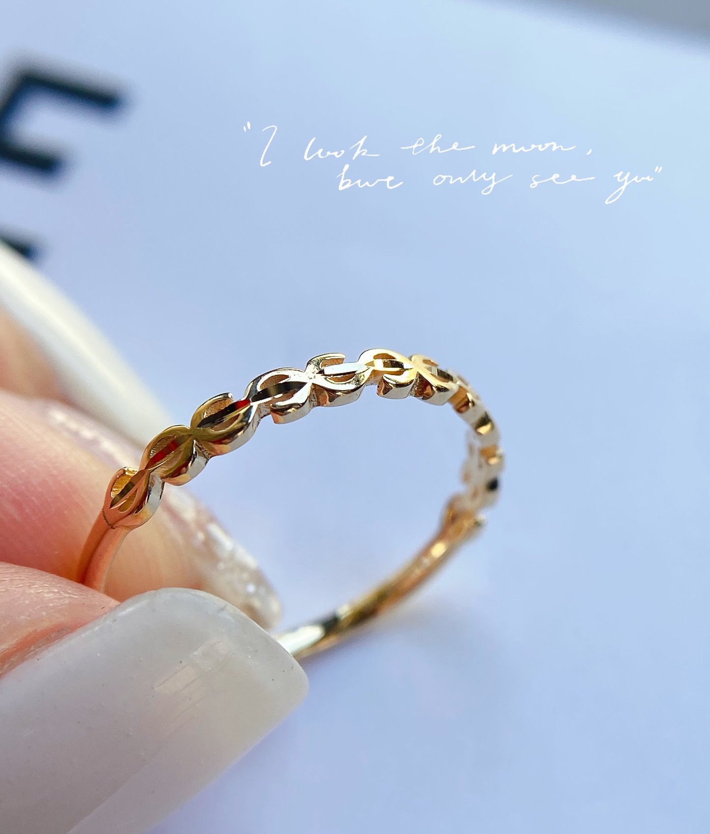 Handmade Dainty Solid 18K Gold Ring