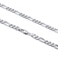 Men Thick Diamond-Cut Figaro Chain