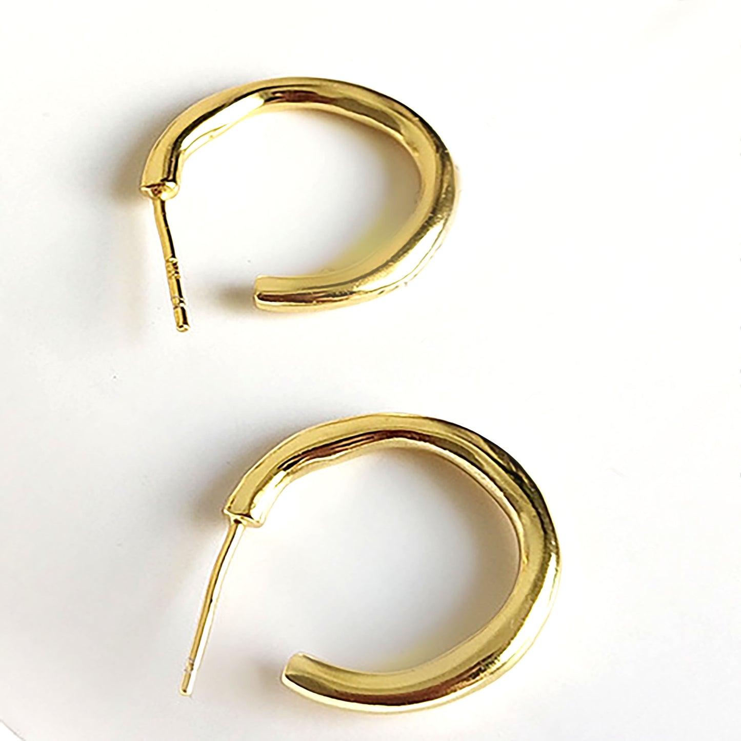 Cc Tube Hoop Earrings