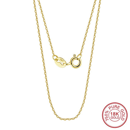 14K Solid Gold Cable Chain