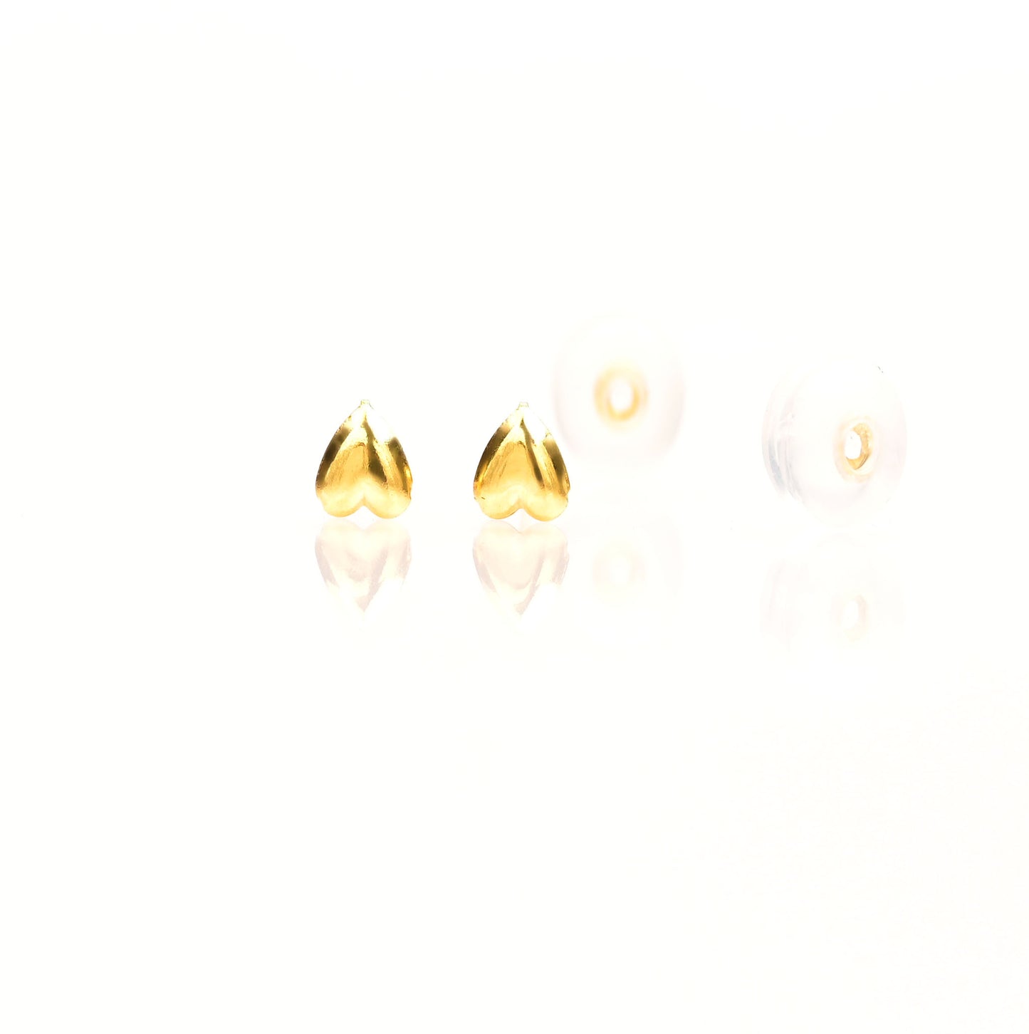 Heart Stud Tiny Cute Earrings