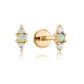 Diamond Moonstone Earring