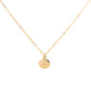 18K Gold Plated Compass Pendant Necklace