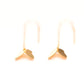 Minimalist Butterfly Threaded  Drop Earrings