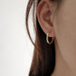 Cc Tube Hoop Earrings