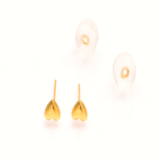 Heart Stud Tiny Cute Earrings